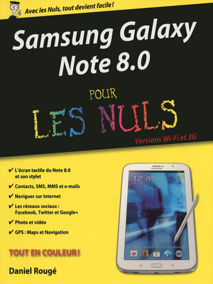 cover image of Samsung Galaxy Note 8 Pour les Nuls